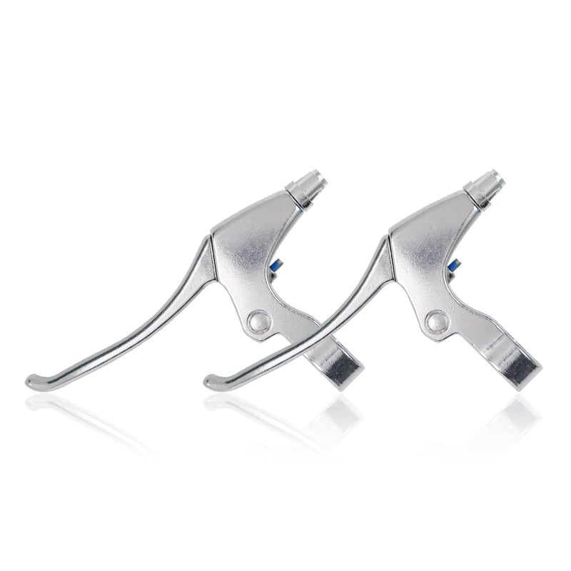 CNC رافعة فرامل دراجة CNC، رافعة فرامل مقود دراجة جبلية لـ MTB، فضي - Image 4